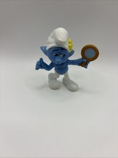 THE SMURFS Vanity SMURF PEYO 2013 3  ACTION FIGURE PVC TOY PRE-OWNED 