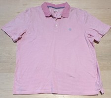 Brooks Brothers Mens Original Fit Performance Polo Shirt Size XXL Pink Stripes