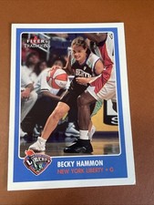 2001 Fleer Tradition WNBA #86 Becky Hammon New York Liberty Las Vegas Aces