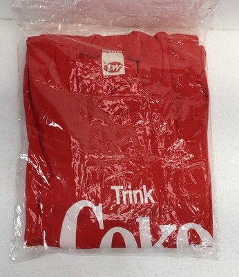 GERMAN  TRINK COKE    RED T-SHIRT SIZE  LARGE