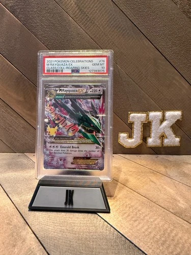 2021 Pokémon Celebrations M Rayquaza EX Class. Coll-Roaring Skies #76 PSA 10