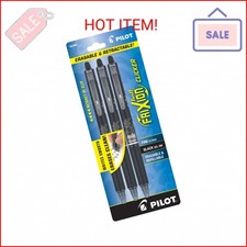 PILOT FriXion Clicker Erasable Pens, Refillable Retractable Gel Ink Pens, Fine