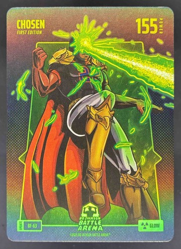2025 BO JACKSON BATTLE ARENA ALPHA CHOSEN BF-63 BATTLEFOIL GLOW