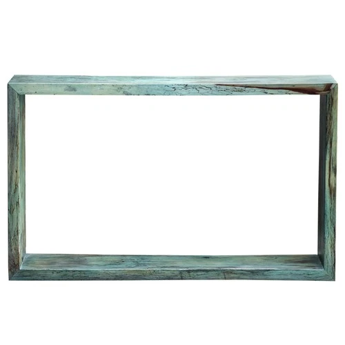 Uttermost 25456 Teo 10"W Tamarind Wood Console Table - Caribbean Blue-Green - Picture 1 of 6