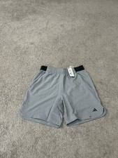 Adidas Men's Axis 4.0 Woven Shorts Gray Sz M NWT