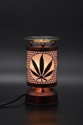 Electric brown leaf  Wax Tart / Scented Oil Warmer