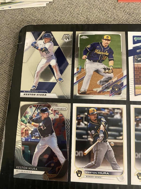 (15) Keston Hiura Lot #2 Milwaukee Brewers