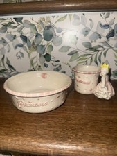 Mud Pie 2001 Princess Cup and Bowl Set