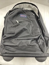 Jansport Rolling Backpack Black with telescopic handle and wheels