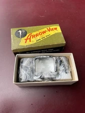 ARROW VIEW 35mm Film Slide Viewer Adjustable Magnification Marbled 