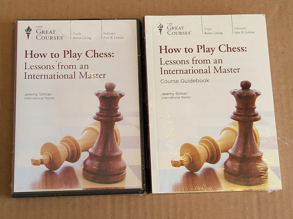 Great Courses How to Play Chess 4 DVD Set & Guide Book Jeremy Silman Master New - Image 3 of 4