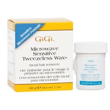 Gigi Microwave Tweezeless Wax for Sensitive Skin 1 Ounce Hair Removal Agent