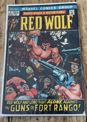 #ad #ad Red Wolf #1 Marvel Comics May 1972 Comic Book $10.00
