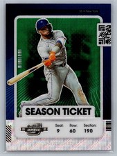 Javier Baez 2021 Panini Contenders Optic Green Wave #62