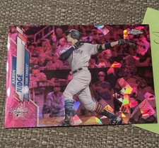 2020 Topps Chrome Sapphire Edition Aaron Judge Padparadscha 1/1 #U-15