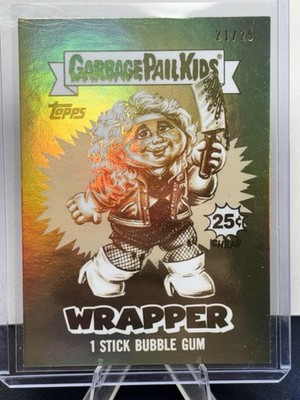 2025 Garbage Pail Kids GPK Oh the Horror-ible Gold /25 Card #29 Maxine X Movie