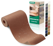 Canvas Repair Tape 4x70in Waterproof Fabric Patch for Tents Boat Covers Brown