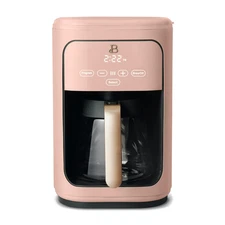 14-Cup Programmable Drip Coffee Maker with Touch Display, Rose Gold Design