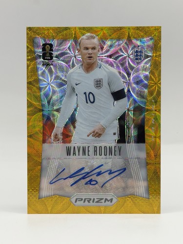 WAYNE ROONEY - 2026 Prizm World Cup - 2012 THROWBACK AUTO - Gold Choice /10