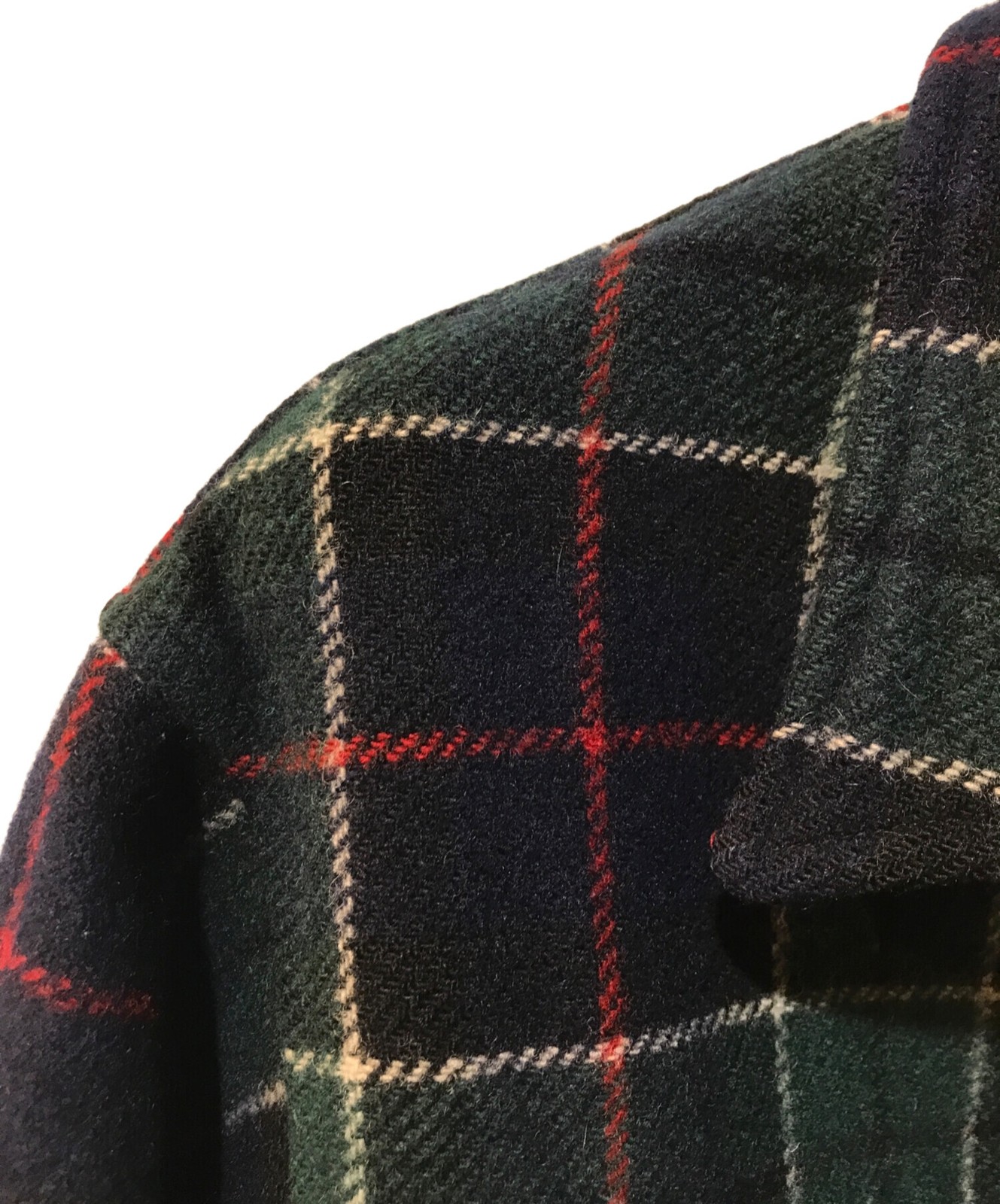 PENDLETON wool check jacket Size: S Green Men - image 5