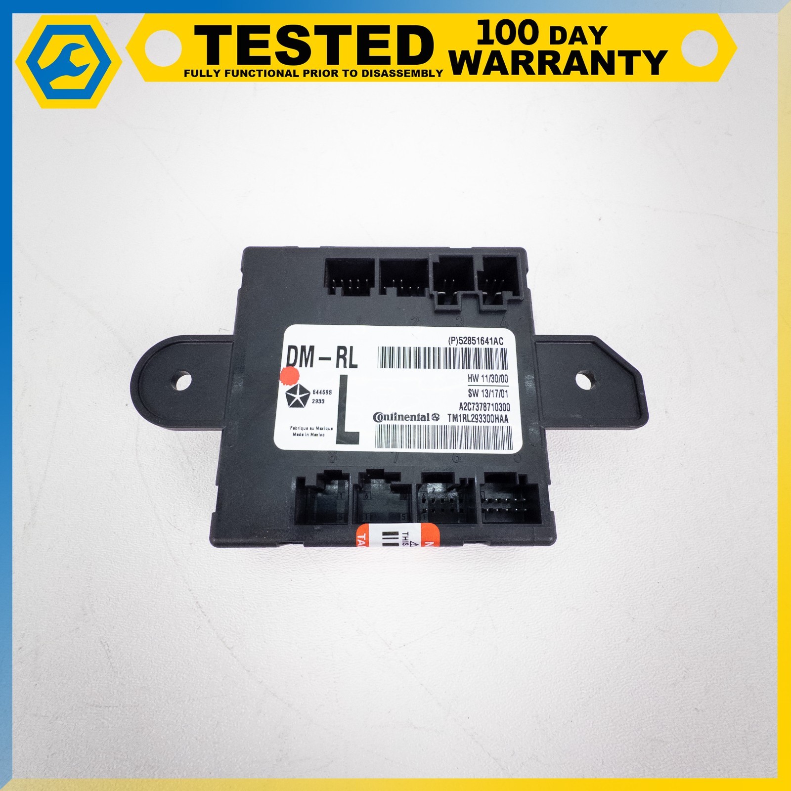 14-19 MASERATI QUATTROPORTE GHIBLI REAR LEFT DOOR CONTROL MODULE UNIT OEM