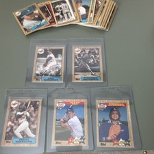 1987 Topps Tiffany, Los Angeles Dodgers, Complete Team Set, NR MINT OR BETTER