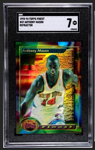 1993-94 Topps Finest Refractor Anthony Mason #47