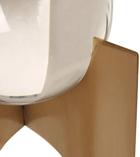 Uttermost 18574 Ellianna Two Piece Glass and Steel Statue Set by - Gold - Picture 2 of 4