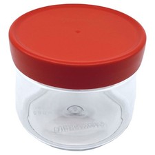 Tupperware Manhattan Vorratsdose 580 ml rot für Zucker Kaffee Müsli mit Löffel