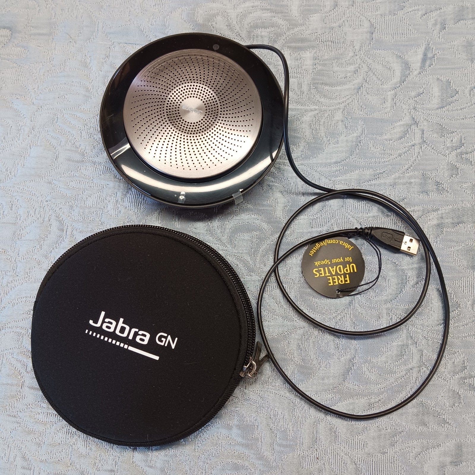 Jabra GN Speak 710 Portable Speaker Bluetooth USB Conference Speakerphone Case