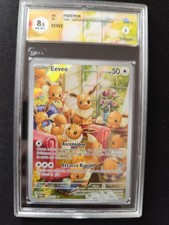 Carta Pokèmon PSA BGS EEVEE 188/167 SECRET ILLUSTRATION CREPUSCOLO MASCHERATO