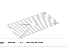 NEW Kohler K-20911-ST 88 Lyric 29-3-4" L x 16-1-16" W Basin Rack for use with K