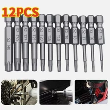 12pc Bit Set Quick Change Connect Impact Driver Drill Security Tamper Proof US