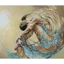 Bead Embroidery Kit Electra DIY Bead needlepoint Tela Artis