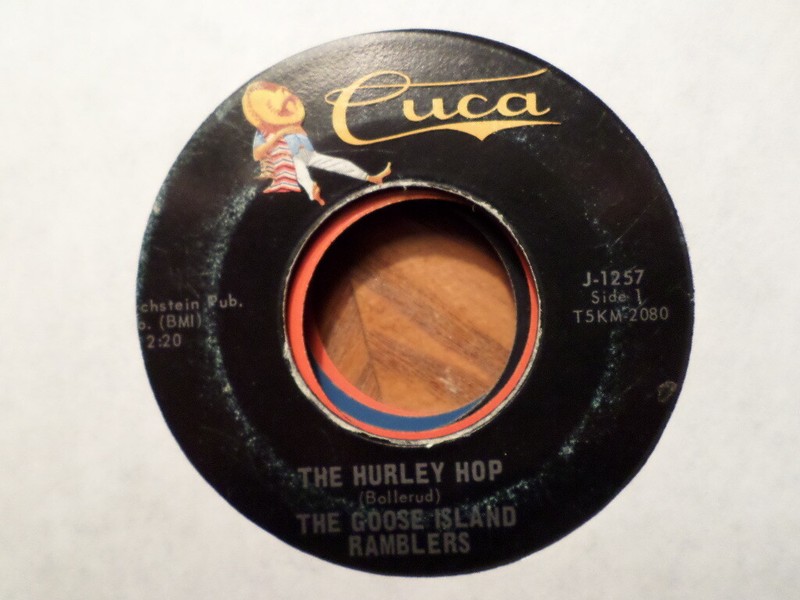 CUCA 45 RECORD J1257/GOOSE ISLAND RAMBLERS/HURLEY HOP/NIKOLINA/ VG+ 