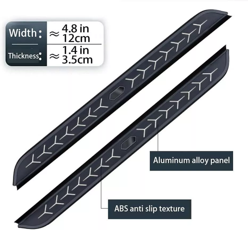 Running Boards For Honda Pilot 2023 2024 2025 Side Steps Nerf Bar Aluminum Sets - Foto 4 di 8