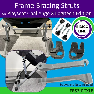 INDIGO LIME Puntales de refuerzo de cuadro para Playseat Challenge X