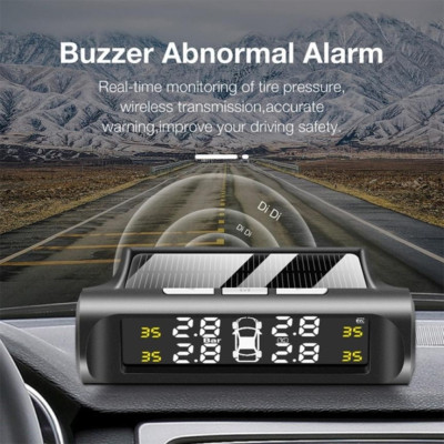TPMS Car Tyre Pressure Monitoring System, LCD Display Auto Security Alarm System