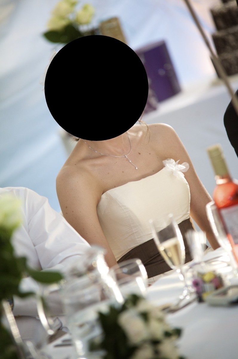 Leigh Hetherington Designer Wedding Dress in silk – size UK