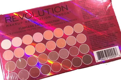 Makeup REVOLUTION London Flawless 3 Resurrection Ultra 32 Eyeshadow Palette NIB - Picture 2 of 2