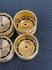 kyosho lazer zx zxr alloy wheels set al7075 original design kyosho gold