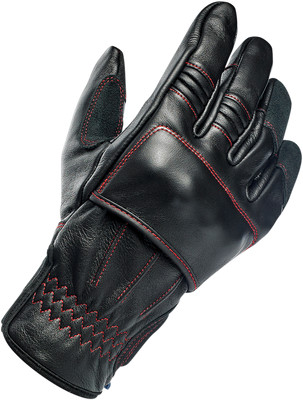 BILTWELL [1505-0108-304] Belden Gloves L Black Red