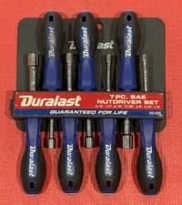Duralast Tools 65-305  7pc Set SAE Nut Driver Set BRAND NEW Guaranteed For Life
