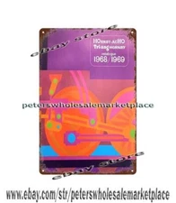 1968 Hornby Acho Triang Train HO Railroad Models metal tin sign bedroom themes