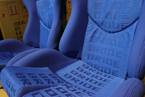 2x Bride Seat stradia lowmax, Large Black Fiberglass Blue international - Picture 8 of 10