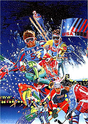 Hiro Yamagata, Summer Olympic Games, Limited Edition Serigraph