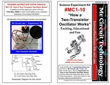 MC1-10 ** Mr Circuit ** Experiment Kit -How A Two-Transistor Oscillator Works