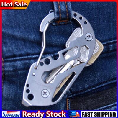 Key Holder Multi-function Mountaineering Buckle Survival Tools for Hiking Travel