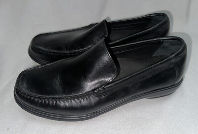 Cole Haan Air Soles‎ Black Leather Loafers Moccasins Men\'s Size 9.5 M Casual Cole Haan Air Loafer Mens 9.5 M Black Driving Slip On Black  main image 2