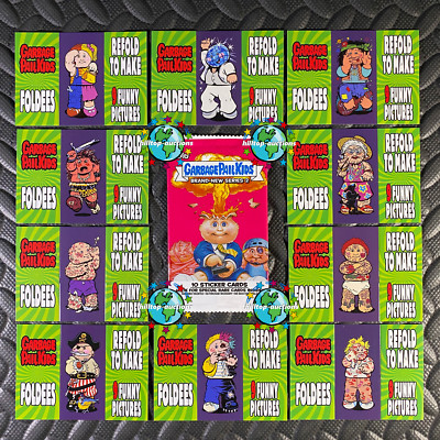 GARBAGE PAIL KIDS BNS2 COMPLETE FOLDEES SET/10 2013 BRAND-NEW SERIES 2 +WRAPPER!